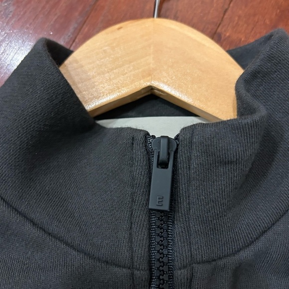 Fear Of God Essentials full zip short sleeve jacket gray size 12 100% cotton - Picture 4 of 10